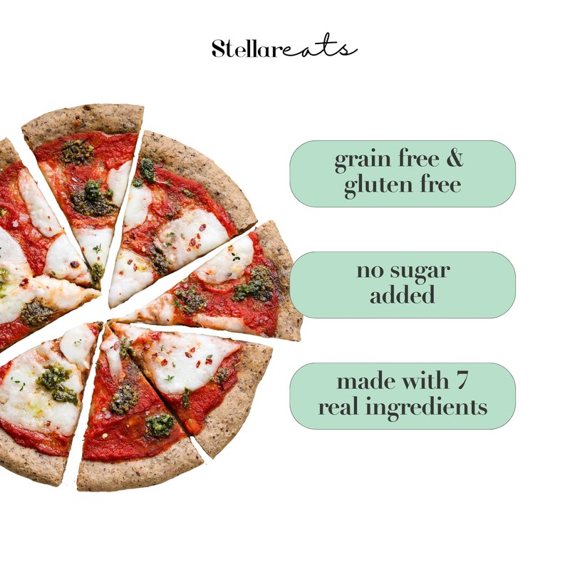 Stellar Eats Grain-Free Pizza Dough Baking Mix | Gluten-Free, Dairy-Free,