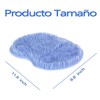 2 Paquetes Limpiador de Pies para Ducha, Almohadilla de Masaje