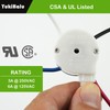 YukiHalu Ceiling Fan Pull Chain Switch 3 Speed 4 Pre-Installed