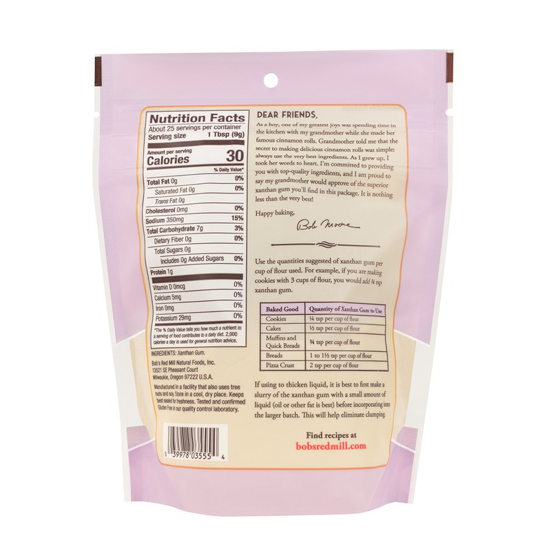 Bob's Red Mill Xanthan Gum, 8oz (Pack of 5) -