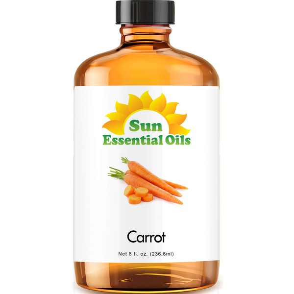Sun Essential Oils 8oz - Carrot Essential Oil - 8 Fluid Ounces