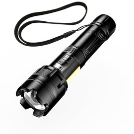WARSUN XF126 LED Flashlight, Rechargeable Flashlight 950 Lumens Super Bright, Zoomable Tactical Flashlight with 8 Modes, 4000mAh Battery, High Powered, Durable Design for Camping, Emergency, Outdoor