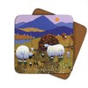 Irish Coaster With Sheep Out Farming With The Text 'Top