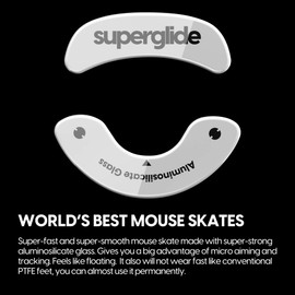 Pulsar Gaming Gears Superglide Type-S Mouse Skates for XM1r, White