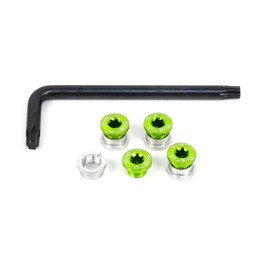 Sugino #704 for SHIMANO F-Single Green Bolt Head: T30 4 Pin Chainring Bolt