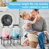 FillTouch 2 Pack 1 Gallon/128 oz Glass Laundry Detergent Dispenser,