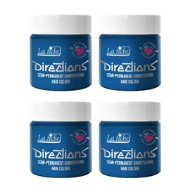 La Riche Directions Semipermanente Haarfarbe 100 ml Dose 4 Packung (Lagoon Blue)