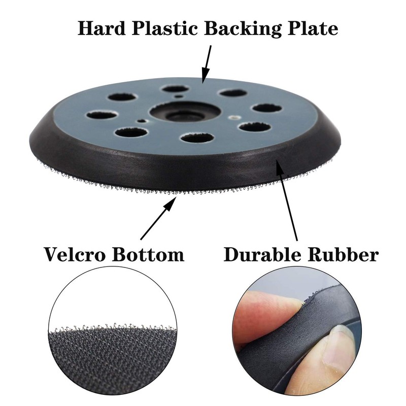 5 Inch Replacement Pad for Dewalt Sanders DW4388,DW423,D26451,D26453 Random Orbit