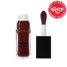 e.l.f. Glow Reviver - Aceite labial nutritivo teñido para un acabado de alto brillo, infundido con aceite de jojoba, vegano y libre de crueldad, calie