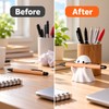 White Ghost Pen Holder for Desk – Cute Halloween Pencil