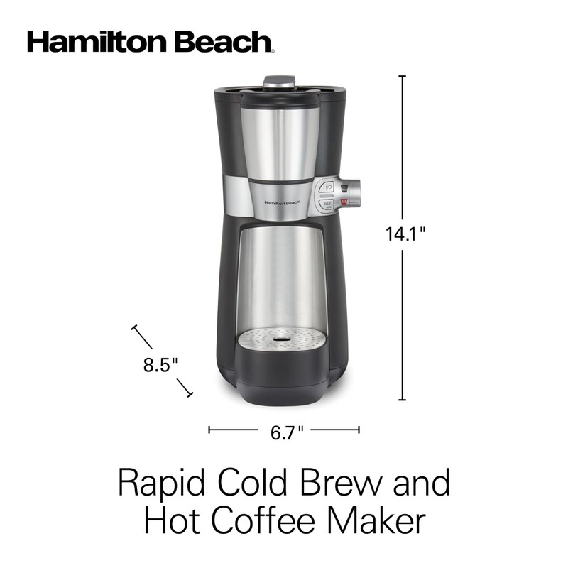 Hamilton Beach Convenient Craft Rapid Cold Brew & Hot Coffee