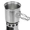 Stainless Steel Cookware Set Portable Camping Stove Cooking Pot Set