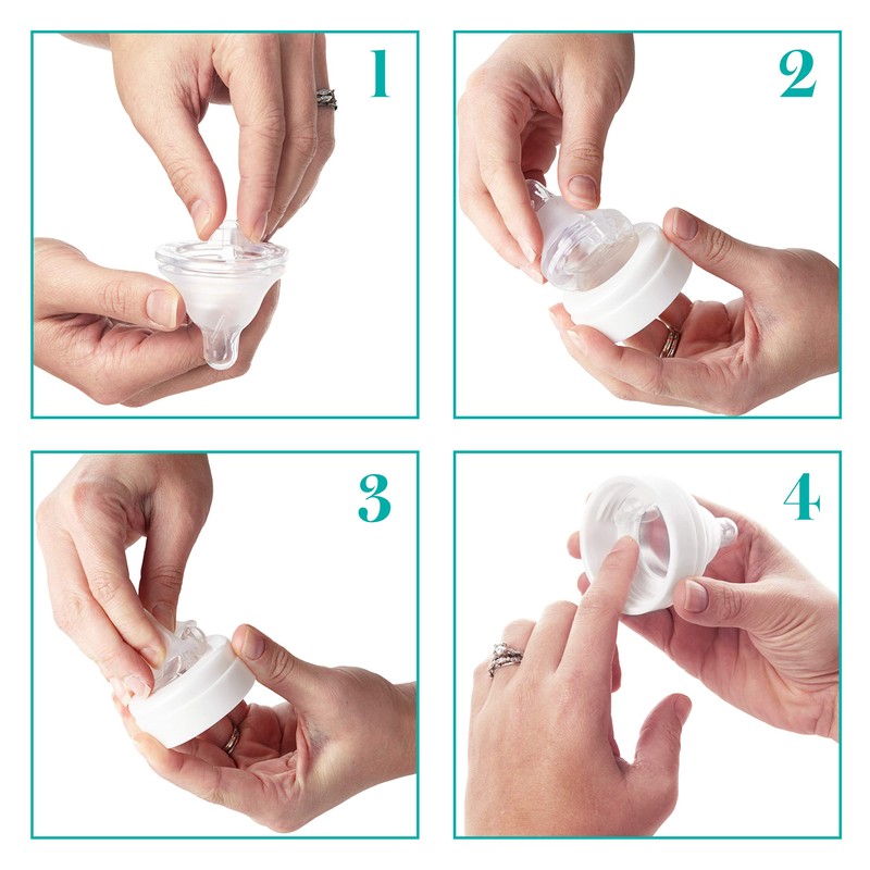 Evenflo Feeding Balance + Wide Neck BPA-Free Silicone Medium Flow