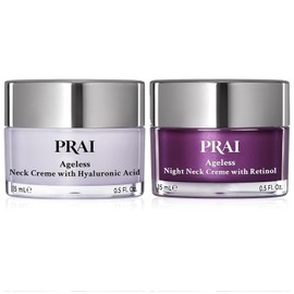 PRAI Beauty Ageless Day & Night Neck Kit |1 Throat Decoliage Cream Instant Neck Skin Tightening Set Night & Day Set / PRAI 뷰티 에이지리스 데이 & 나이트 넥 키트 | 인후 디콜리지 크림 1개 즉시 넥을 위한 스킨 타이트닝 세트 Night & Day Set
