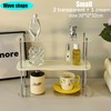 Acrylic Desktop Organizer – 3 Layer Display Shelf, Perfume Jewelry