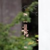 Relaxdays Wind Chime Bells & Elephants, Metal Chime, 90 cm