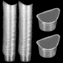 200 Pcs 5ml Eye Wash Cup Disposable Small Plastic Measuring Eye Care Cups Portable Eyewash Cleansing Cups for Eyeball Rinse Flush Bath Washer Solution Household