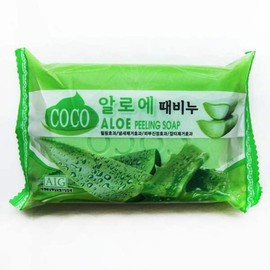 JQ 미용비누 알로에때비누 1개 때비누 목욕비누 세안비누 Aloe Body Soap 1 piece, Exfoliating Soap, Bath Soap, Cleansing Soap