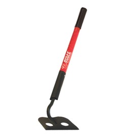 BULLY TOOLS Mason Hoe Tool - 12-Gauge Heavy Duty Garden Hoe with Fiberglass Handle for Digging, Spreading and Mixing Concrete, Soil Cultivation, Ideal for Gardening - 100% Made in The USA, 22-Inch