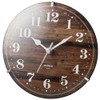 MAG W-731BR-Z Table Clock, Radio, Analog, Interior, Night Second Hand