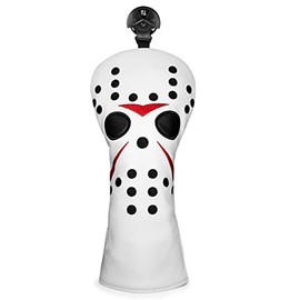 Golf Club Head Cover Mask Sample Design Golf Headcover Premium Leather Wood Cover Driver Fairway Wood Utility Hybrid Headcover with Number Tag