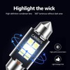 Yonput 4 PCS Car LED Car Bulb Kit Set, 41mm