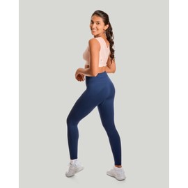 Tommie Copper Knee and Hip Support Compression Leggings - Seamless Comfort for Everyday Use-Navy-XXXL