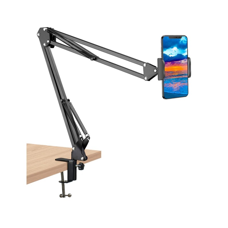 Soporte de Tableta y Teléfono con Brazo Articulado 360° –