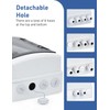 DIHOOL Outdoor Breaker Box, 15 Amp Miniature Circuit Breaker with