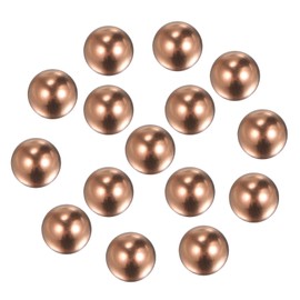 Kozelo 200pcs Copper Precision Balls - [2.5mm] Round for Bearings Bushings Valves, Machinery, Automotive, and DIY Use