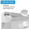 MasterVision Horizontal in/Out Dry Erase Magnetic White Board Planner, Wall