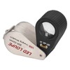 LED UV Loupe Rechargeable Foldable Portable Metal 30X Pocket Magnifier
