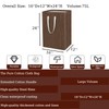 Waterproof Laundry Hamper Collapsible Laundry Basket Leather Handle Laundry Bag