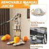 Nisorpa Manual Juicer Hand Press Commercial Citrus Juicer Machine Stainless