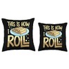 Lefse Norwegian Bread Recipe Maker Flatbread Rolling Throw Pillow