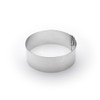 DE BUYER 3040.02 Pastry Ring, Stainless Steel, Grey, 18 cm