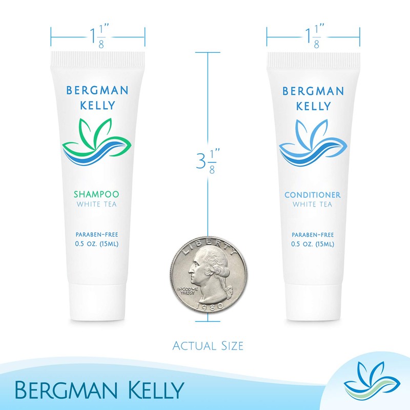 BERGMAN KELLY Round Hotel Soap Bars, Shampoo & Conditioner 3-Piece