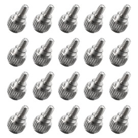 MECCANIXITY 20pcs Computer Case Thumbscrews Screws (6#-32 * 6 Thread) Computer Fastener Replacement for Laptop Computer SSD Hard Drive Repair,Silver