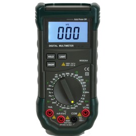 Mastech MS8264 Backlit 30-Range Digital Multimeter with Temperature Measurement (01DMMS8264)