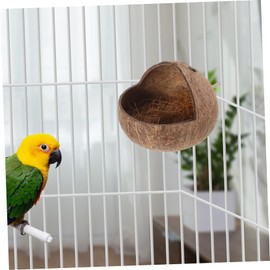 POPETPOP Toy Coconut Shell Nest Decor Birds Garden Bird Nest Bird Bed Rest Nest Parrot Bird Cage Hanging Bird House Bird Nest for Cage Bird House Pendant Outdoor