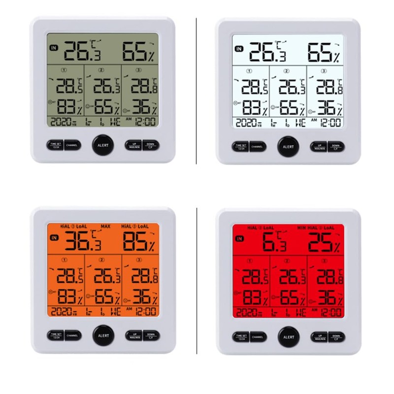 LED LCD Display Thermometer with Digital Hygrometer for Precise Measurements
