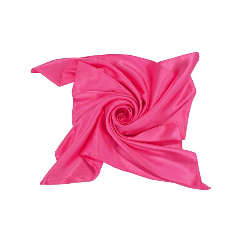 SATINIOR Chiffon Scarf Square Neck Scarf Handkerchief Retro Satin Ribbon