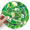 Pickle Stickers 50 Pcs Vinyl Cartoon Cucumber Sticker for Water