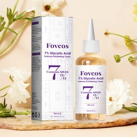 7% Glycolic Acid Toner, 7% Glycolic Acid Toner for Diminishing Acne Marks, Pore Tightening and Skin Hydration