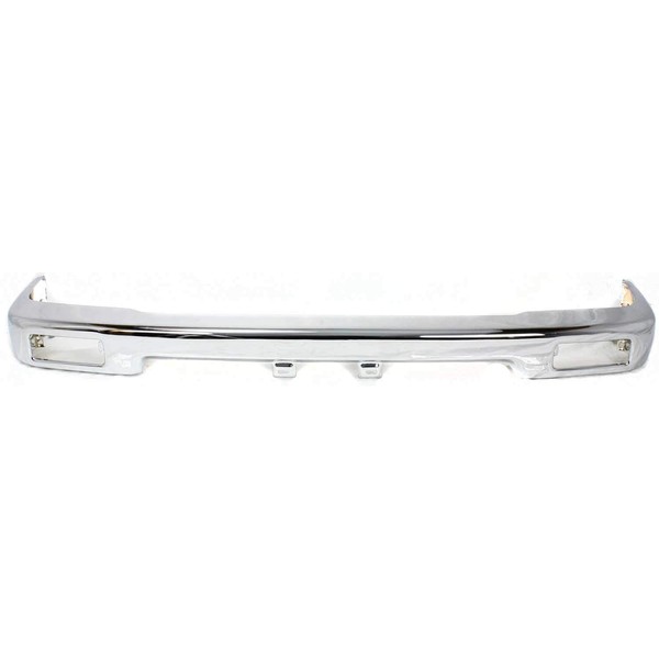 Evan-Fischer Front Bumper Compatible with 1989-1995 Toyota Pickup Chrome 2WD