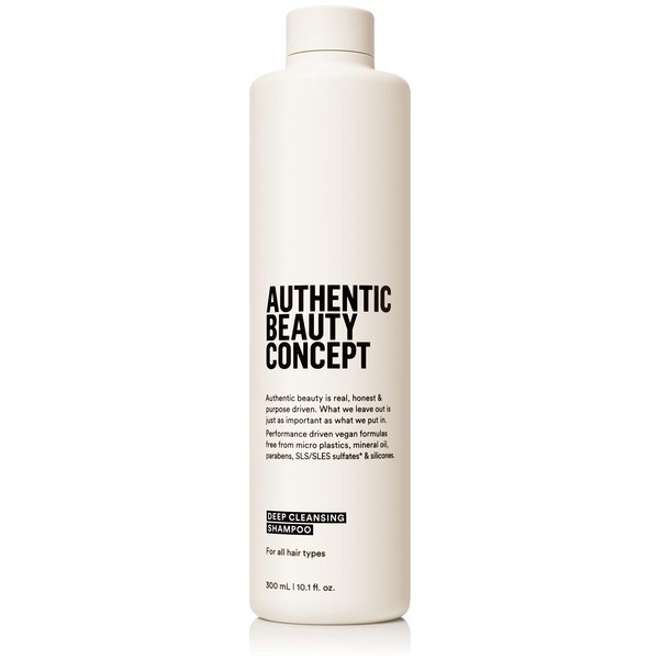 Authentic Beauty Concept Deep Cleansing Shampoo | All Hair Types | Removes Impurities & Grease | Vegan & Cruelty-free | Sulfate-free | 10.1 fl. oz.