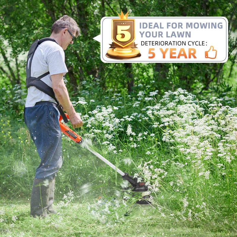 10 Pack Weed Eater String Compatible with Black+Decker, AF-100 0.065"