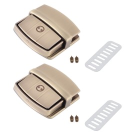EMSea 2Pcs Portfolio Lock Metal Twist Switch Lock for Bags Suitcases 42x42mm Ancient Sweep Color