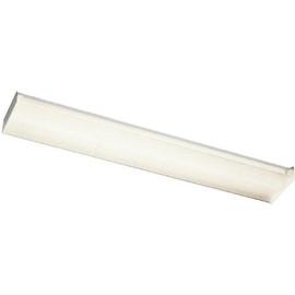Kichler 10315WH, Energy Efficient Linear Flush Mount Ceiling Light, 64w Fluorescent, White