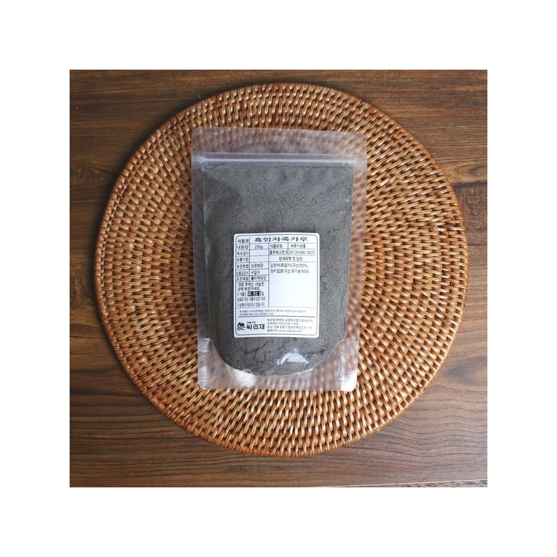 Ssari 국산 검은깨 검정깨 흑임자 죽가루 250g 죽 라떼 드레싱